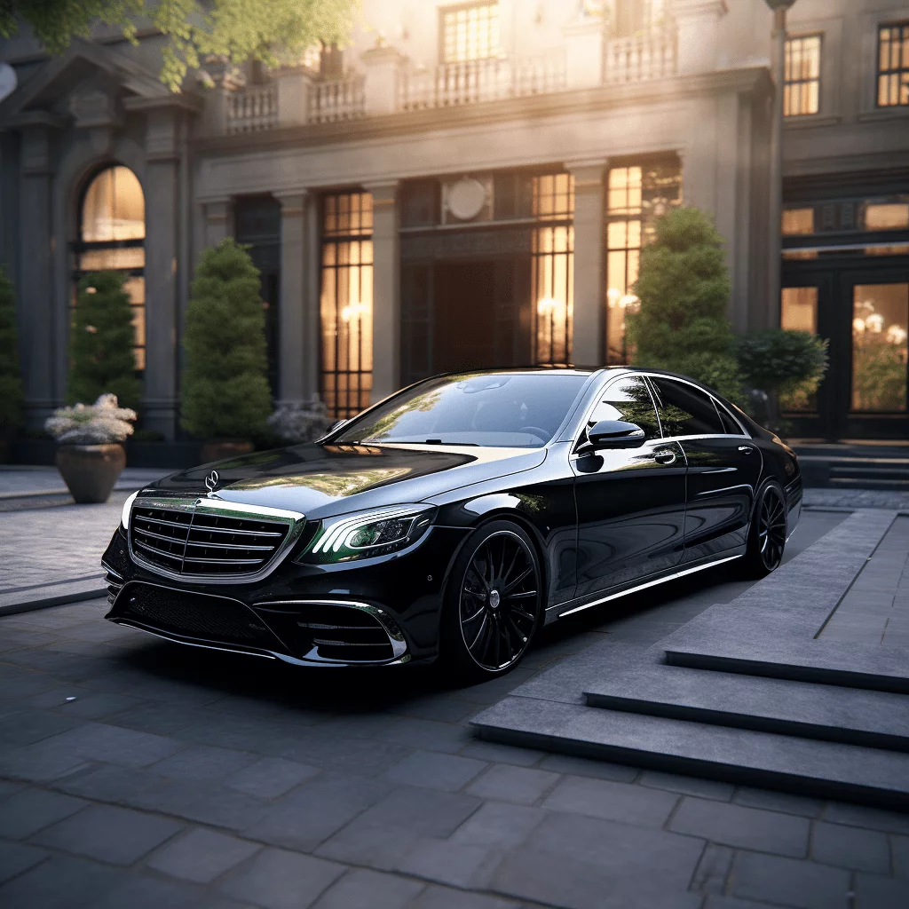 Luxury limo Mercedes S klass